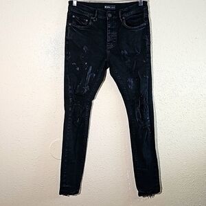 Purple-Brand Jeans.